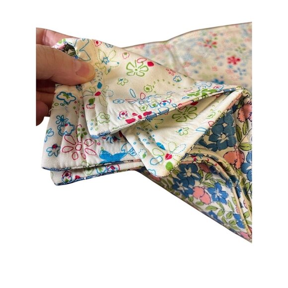 Retro Floral Place Mats Reversible 17" Colorful Boho Western Chic Hippie Indie - Picture 6 of 8